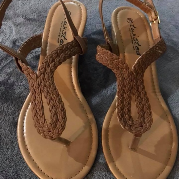 Women's Sling Back Wedge Sandals - Picture 1 of 2